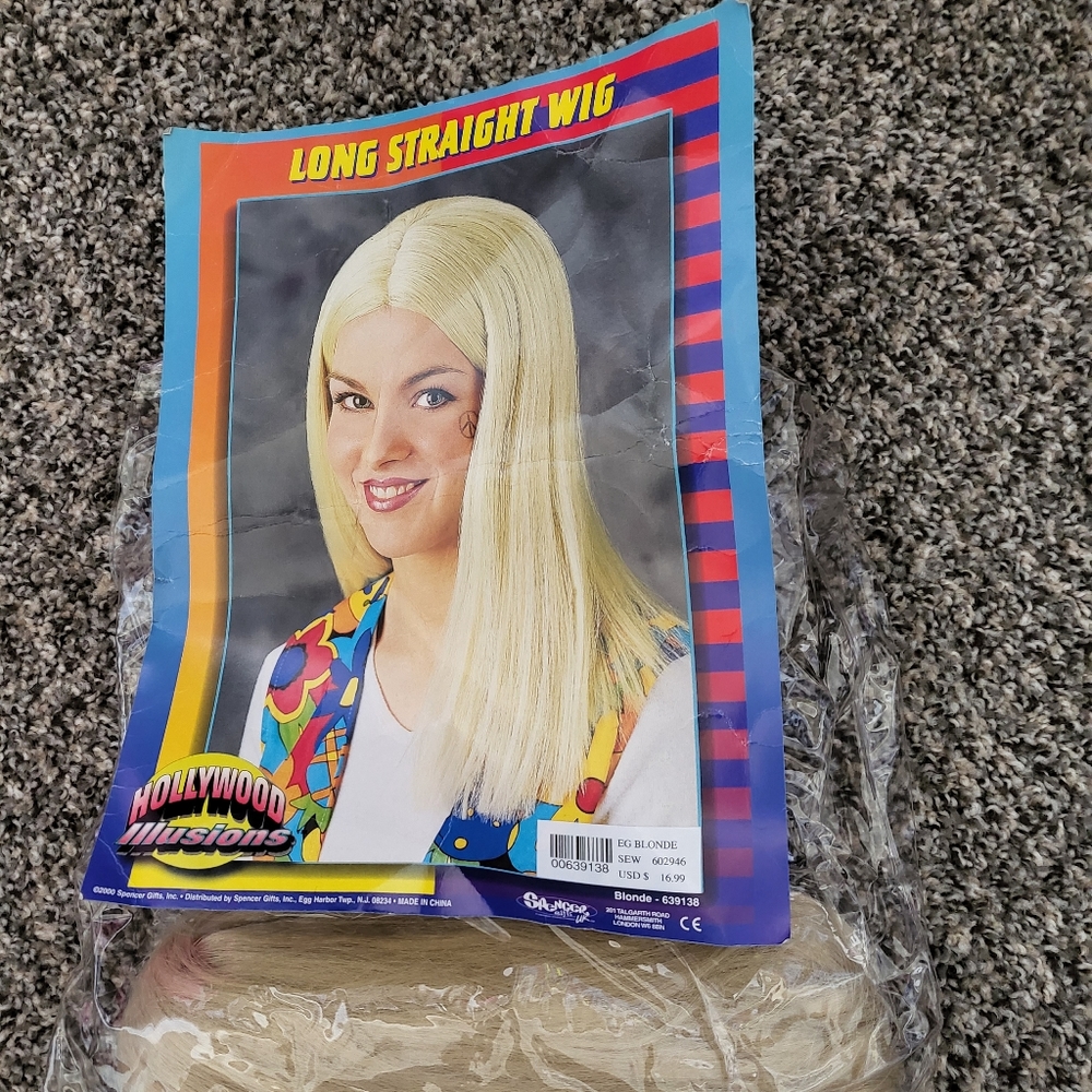 Costume Long Straight Wig